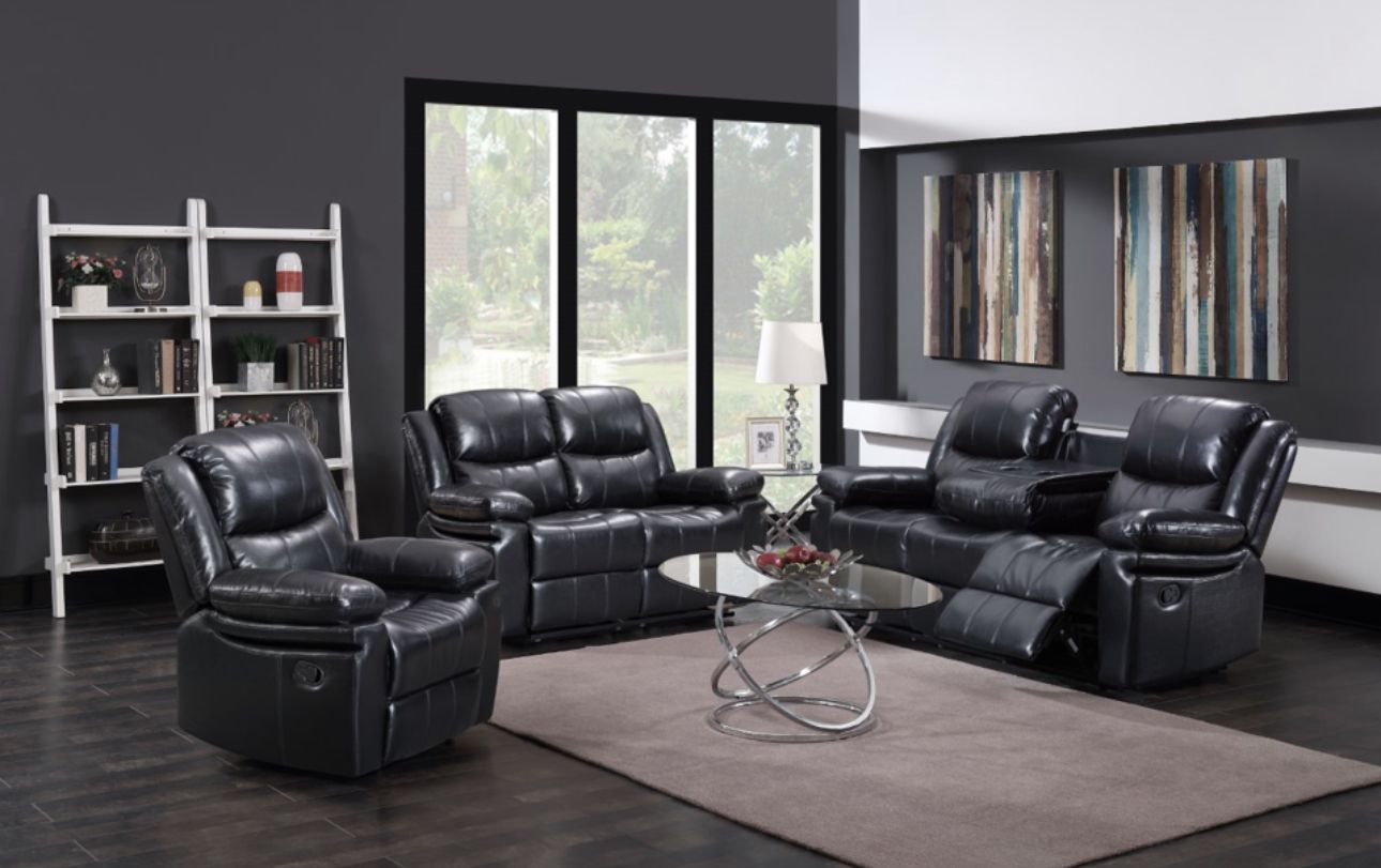 8072_BLACK_SOFA SET